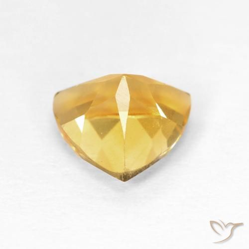 Citrine Or moyen naturelle Trillion, 1.11 ct, VS