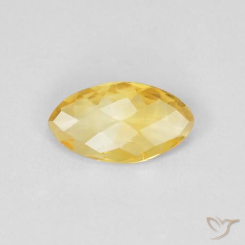 0.62ct Naturel Doré Citrine, Marquise, VS
