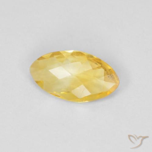 Citrine Doré naturelle Marquise, 0.62 ct, VS