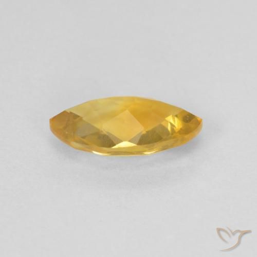 Citrine Doré naturelle Marquise, 0.79 ct, VS