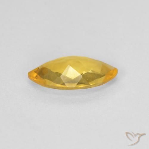 Citrine Doré naturelle Marquise, 0.84 ct, VS
