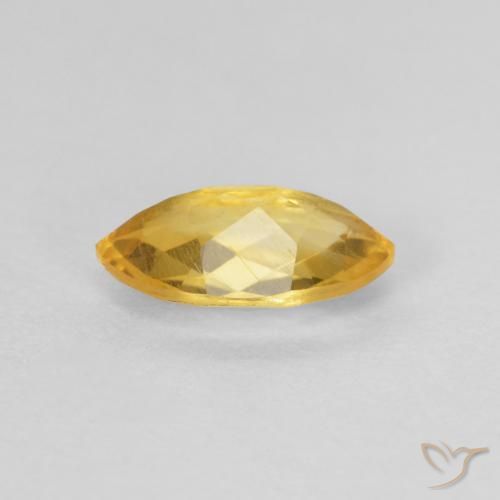 Citrine Doré naturelle Marquise, 0.87 ct, VS