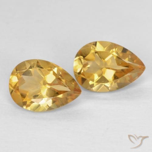 Shop natural 1.35ct Doré Citrine gems, En forme de poire, from Brésil at GemSelect. In stock, global shipping!