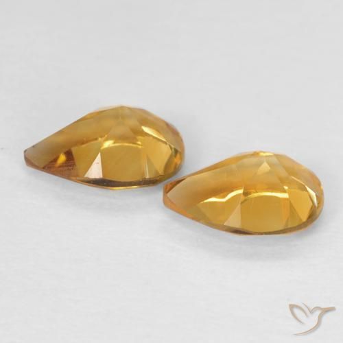 Shop natural 1.24ct Orange-or Citrine gems, En forme de poire, from Brésil at GemSelect. In stock, global shipping!