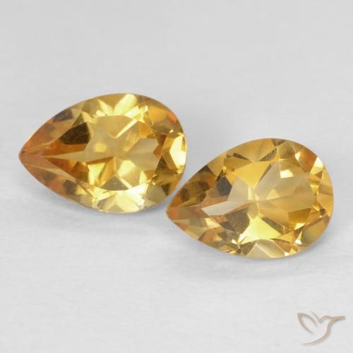 Shop natural 1.41ct Doré Citrine gems, En forme de poire, from Brésil at GemSelect. In stock, global shipping!