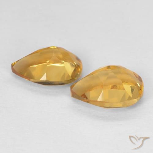 Shop natural 1.46ct Orange-or Citrine gems, En forme de poire, from Brésil at GemSelect. In stock, global shipping!