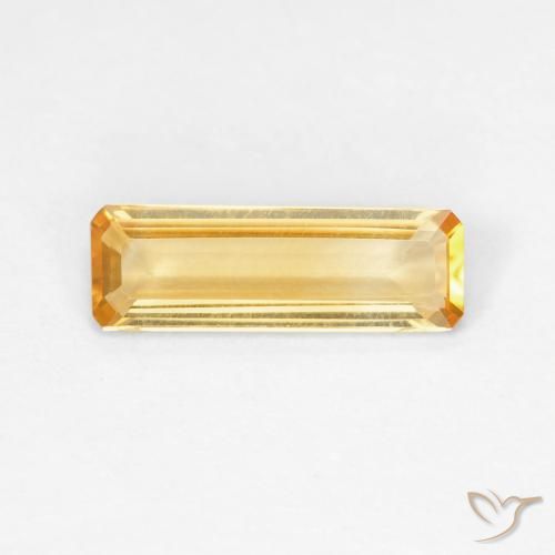 Citrine Top Gold naturelle Octogone / coupe Émeraude, 1.03 ct, VVS-VS