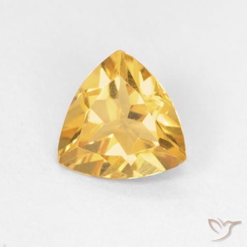 1.03ct Naturel Doré vif Citrine, Trillion, VVS