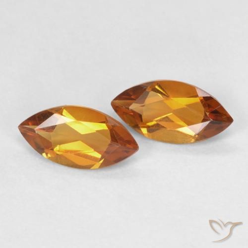 Shop natural 0.93ct Orange moyen Citrine gems, Marquise, from Brésil at GemSelect. In stock, global shipping!