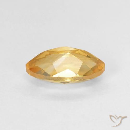 Citrine Orange Doré naturelle Marquise, 1.04 ct, VVS-VS