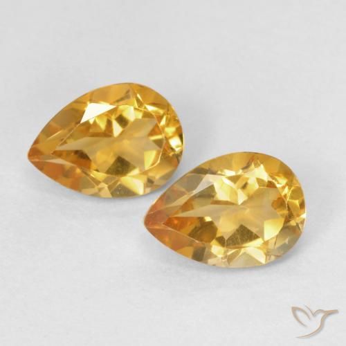Shop natural 1.25ct Orange-or Citrine gems, En forme de poire, from Brésil at GemSelect. In stock, global shipping!