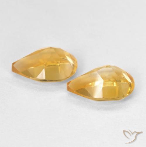Shop natural 1.25ct Orange-or Citrine gems, En forme de poire, from Brésil at GemSelect. In stock, global shipping!