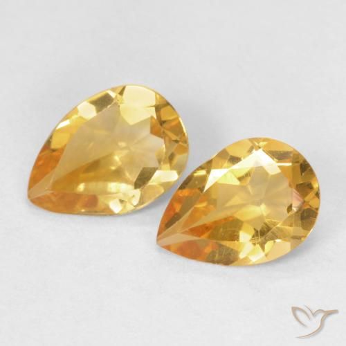 Shop natural 1.11ct Orange-or Citrine gems, En forme de poire, from Brésil at GemSelect. In stock, global shipping!