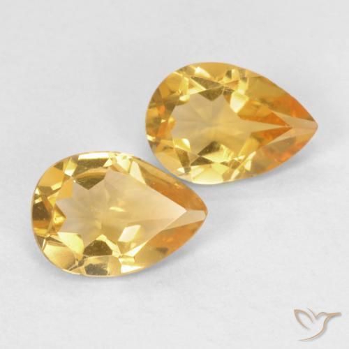 Shop natural 1.11ct Orange-or Citrine gems, En forme de poire, from Brésil at GemSelect. In stock, global shipping!