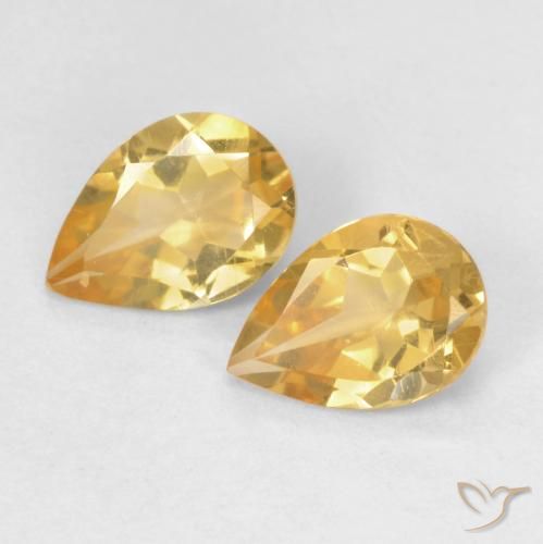 Shop natural 1.12ct Orange-or léger Citrine gems, En forme de poire, from Brésil at GemSelect. In stock, global shipping!