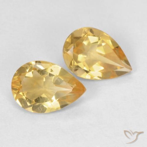 Shop natural 1.12ct Orange-or léger Citrine gems, En forme de poire, from Brésil at GemSelect. In stock, global shipping!
