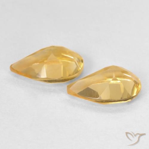 Shop natural 1.12ct Orange-or léger Citrine gems, En forme de poire, from Brésil at GemSelect. In stock, global shipping!