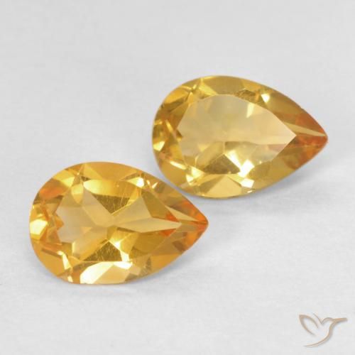 Shop natural 1.14ct Orange-or Citrine gems, En forme de poire, from Brésil at GemSelect. In stock, global shipping!