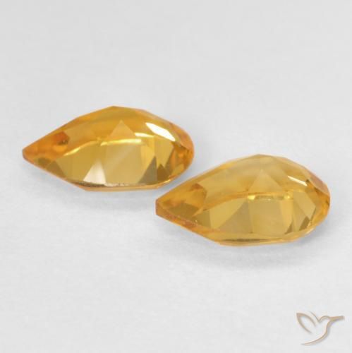 Shop natural 1.14ct Orange-or Citrine gems, En forme de poire, from Brésil at GemSelect. In stock, global shipping!