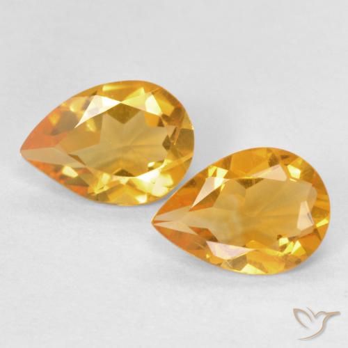 Shop natural 1.11ct Orange-or Citrine gems, En forme de poire, from Brésil at GemSelect. In stock, global shipping!