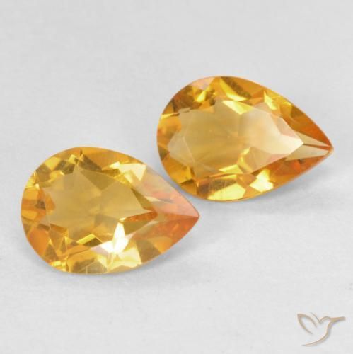 Shop natural 1.11ct Orange-or Citrine gems, En forme de poire, from Brésil at GemSelect. In stock, global shipping!