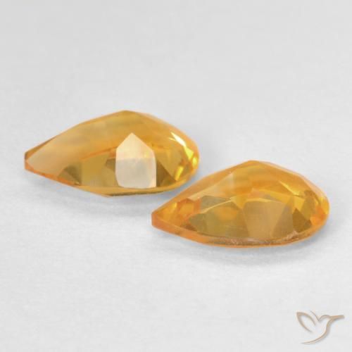 Shop natural 1.11ct Orange-or Citrine gems, En forme de poire, from Brésil at GemSelect. In stock, global shipping!