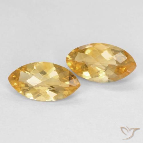 Shop natural 1.58ct Orange Doré Citrine gems, Marquise, from Brésil at GemSelect. In stock, global shipping!