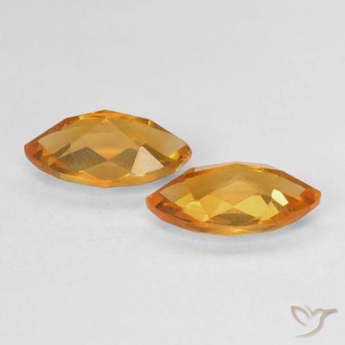Shop natural 1.77ct Orange moyen Citrine gems, Marquise, from Brésil at GemSelect. In stock, global shipping!