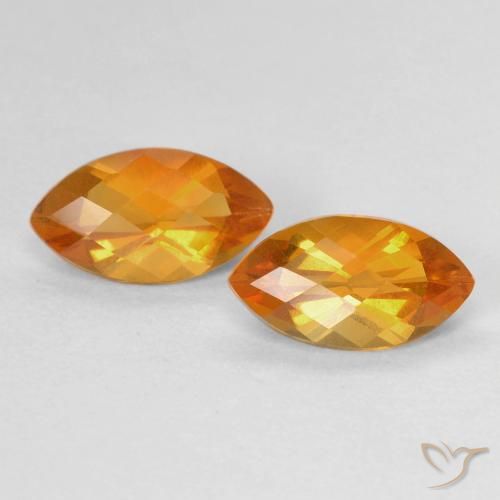 1.88ctw Naturel Orange-or Citrine, Marquise, VS