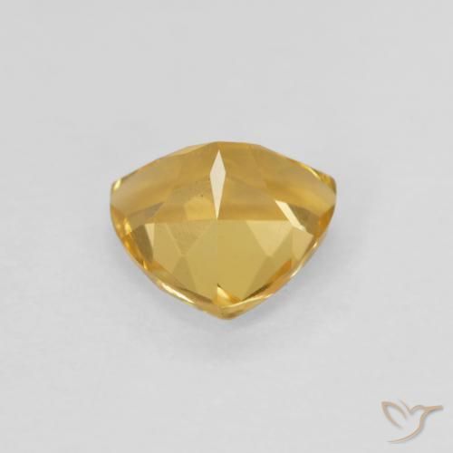 Citrine Doré naturelle Trillion, 0.88 ct, VVS-VS