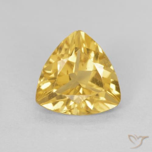 Citrine Doré naturelle Trillion, 1.04 ct, VVS-VS