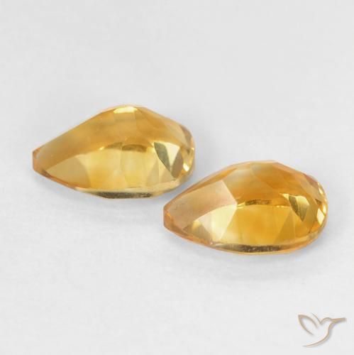 Shop natural 1.46ct Orange-or Citrine gems, En forme de poire, from Brésil at GemSelect. In stock, global shipping!