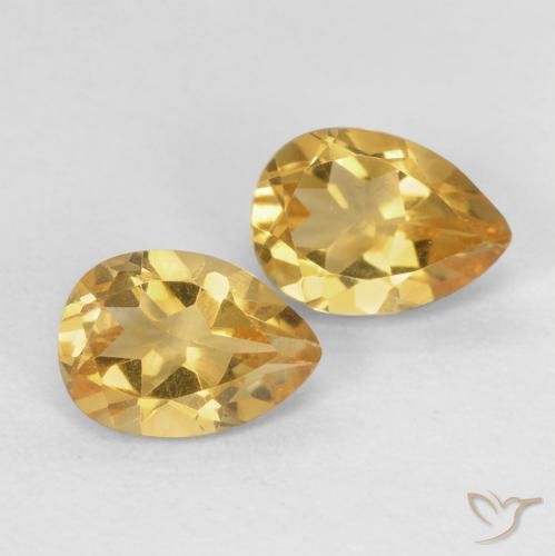 Shop natural 1.40ct Orange-or Citrine gems, En forme de poire, from Brésil at GemSelect. In stock, global shipping!