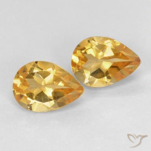 Shop natural 1.44ct Orange-or Citrine gems, En forme de poire, from Brésil at GemSelect. In stock, global shipping!