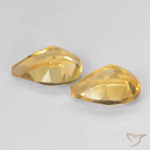 Shop natural 1.41ct Doré Citrine gems, En forme de poire, from Brésil at GemSelect. In stock, global shipping!