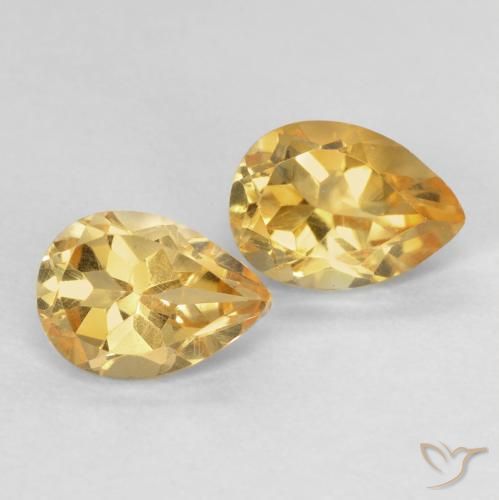 Shop natural 1.55ct Orange-or Citrine gems, En forme de poire, from Brésil at GemSelect. In stock, global shipping!
