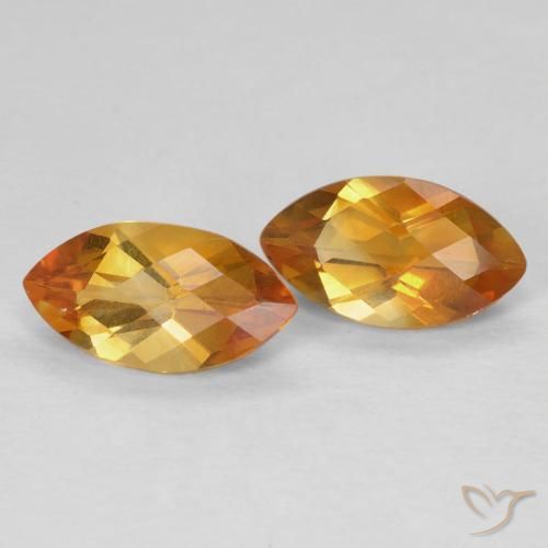Shop natural 1.77ct Doré-orange foncé Citrine gems, Marquise, from Brésil at GemSelect. In stock, global shipping!