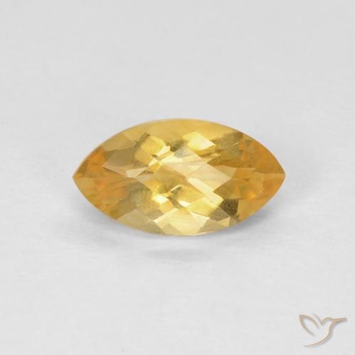 0.97ct Naturel Orange-or Citrine, Marquise, VS
