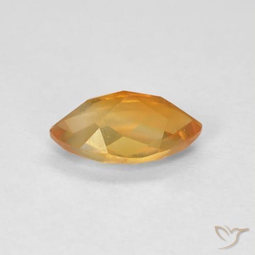 Citrine Or naturelle Marquise, 0.95 ct, VS