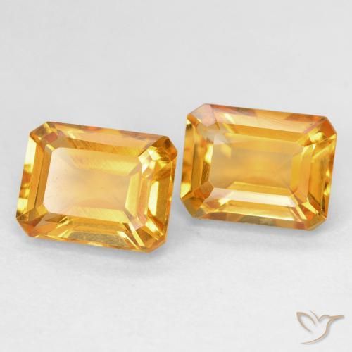Shop natural 3.20ct Orange-or Citrine gems, Octogone / coupe Émeraude, from Brésil at GemSelect. In stock, global shipping!