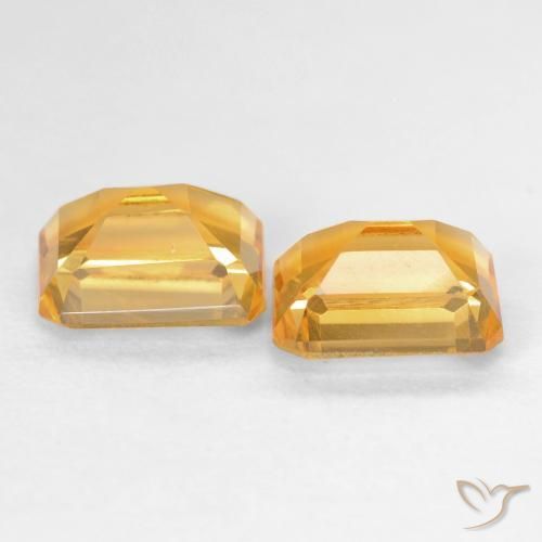 Shop natural 3.20ct Orange-or Citrine gems, Octogone / coupe Émeraude, from Brésil at GemSelect. In stock, global shipping!