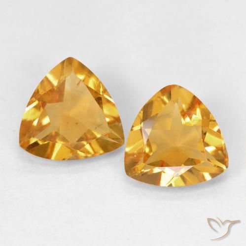 Shop natural 1.14ct Orange moyen Citrine gems, Trillion, from Brésil at GemSelect. In stock, global shipping!