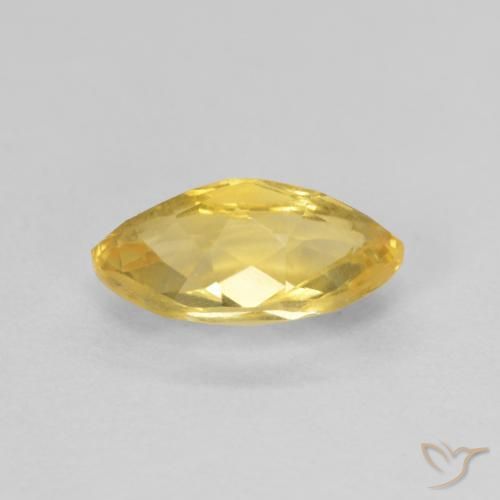 Citrine Orange Doré naturelle Marquise, 1.00 ct, VS