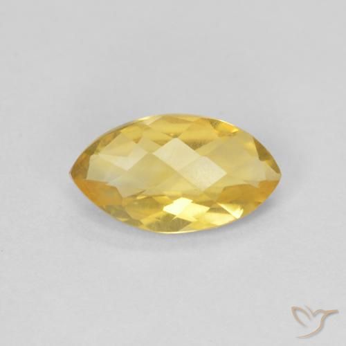 0.81ct Naturel Orange Doré Citrine, Marquise, VS