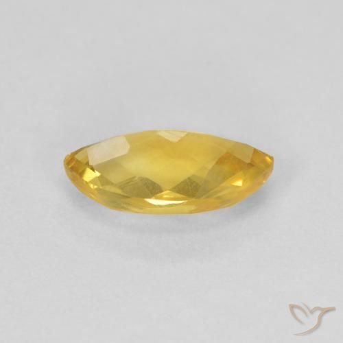 Citrine Orange Doré naturelle Marquise, 0.81 ct, VS