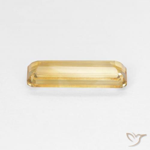 Citrine Doré naturelle Octogone / coupe Émeraude, 1.37 ct, VVS