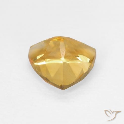 Citrine Or moyen naturelle Trillion, 0.94 ct, VVS