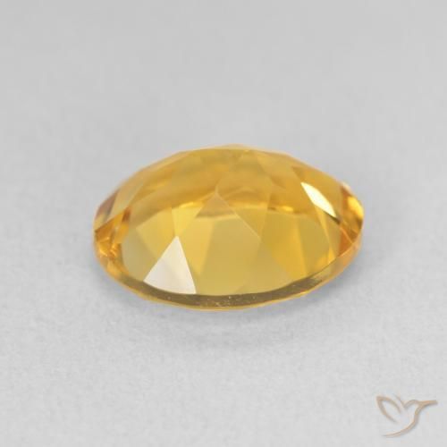 Citrine Doré profond naturelle ovale, 3.31 ct, VS