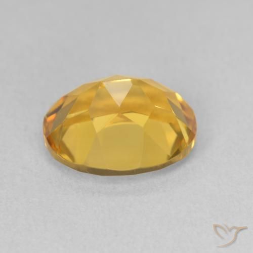 Citrine Doré naturelle ovale, 3.55 ct, VS