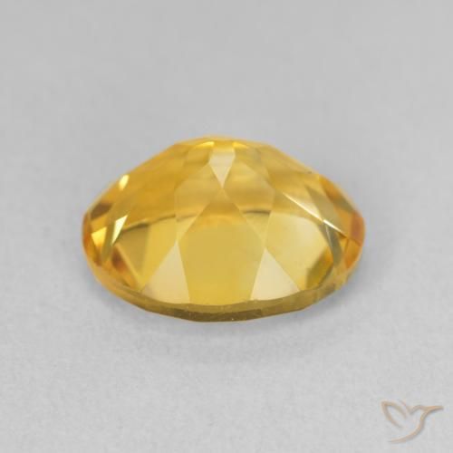 Citrine Doré profond naturelle ovale, 3.64 ct, VS